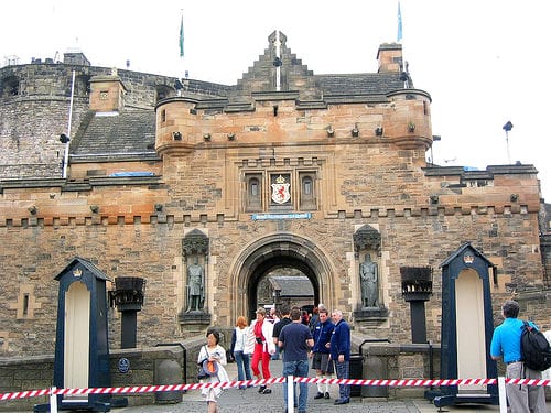 Visitar El Castillo De Edimburgo Sobre Escocia Sobre Escocia