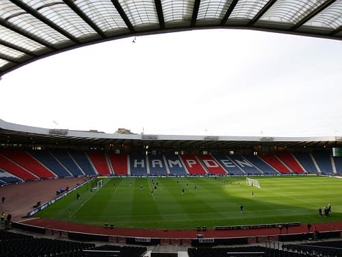 Estadio de Fútbol Hampden, en la ciudad de Glasgow