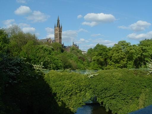 Glasgow Green y Kelvingrove Park en Glasgow