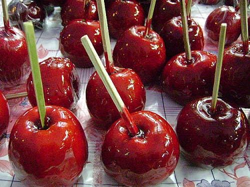 Manzanas acarameladas, Halloween en Escocia Manzanas acarameladas, Halloween en Escocia