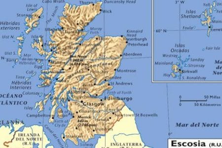 Ciudades de Escocia, geografía política