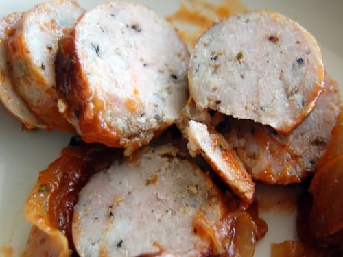 Sliced sausage, para el desayuno escocés