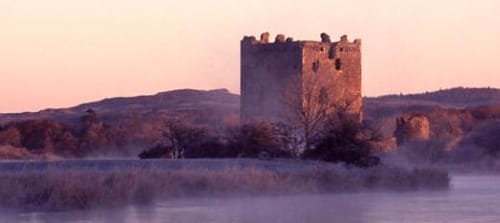El Castillo de Threave en el río Dee